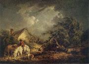 George Morland, The Approaching Storm